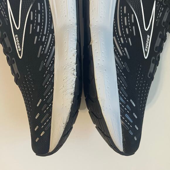 Brooks Glycerin 20 Men’s Running Shoes sz 14 Black White Alloy Neutral Cushioned